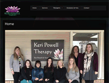 Tablet Screenshot of kptherapy.com